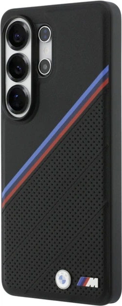 Etui BMW Tricolor Metal Logo MagSafe do Samsung Galaxy S26 Ultra Black (BMHMS26L25PCSPEK) - obraz 2