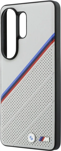 Etui BMW Tricolor Metal Logo MagSafe do Samsung Galaxy S26 Ultra Grey (BMHMS26L25PCSPEG) - obraz 6