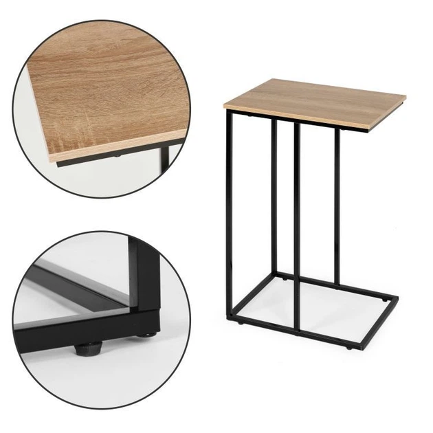 Журнальний столик ModernHome від Multistore для ноутбука металевий каркас (5905817003143) - зображення 3