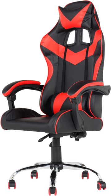 Геймерське крісло Meven Gamer Чорно-червоне (5900607538416) - зображення 3