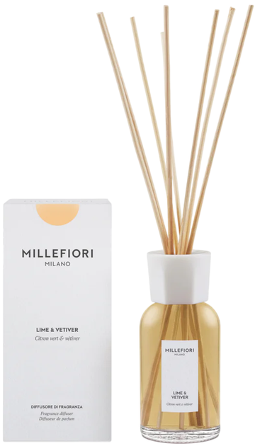 Аромадифузор Millefiori Milano Lime & Vetiver 250 мл (8051938692333) - зображення 1