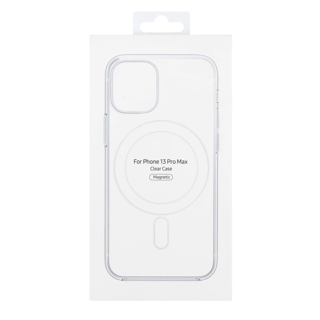 Прозорий чохол для iPhone 13 Pro Max TPU Clear Case з MagSafe - Фото 5 Прозорий чохол для iPhone 13 Pro Max TPU Clear Case з MagSafe - зображення 5
