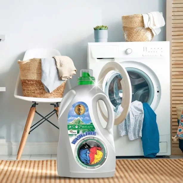 Гель для прання WASH & FREE Універсальний Гірська свіжість 5л (96142221) - изображение 2