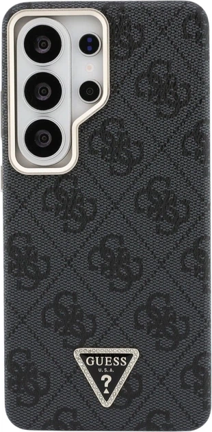 Панель Guess 4G Triangle Logo MagSafe для Samsung Galaxy S26 Ultra Black (3666339613471) - зображення 3