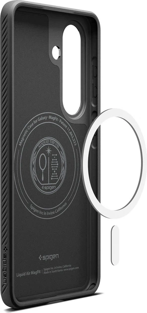 Etui plecki Spigen Liquid Air Mag MagSafe Case do Samsung Galaxy S26 Black (ACS10730) - obraz 4