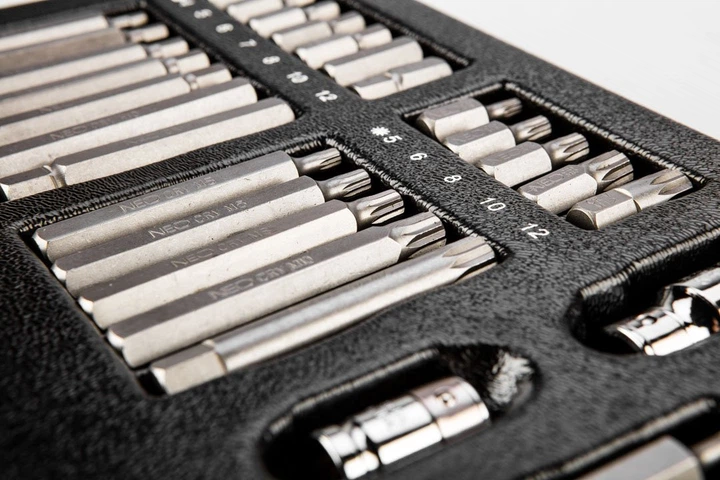 Набір біт NEO Tools 30-75 мм 40 шт 84-236 (5907558424331) - зображення 3