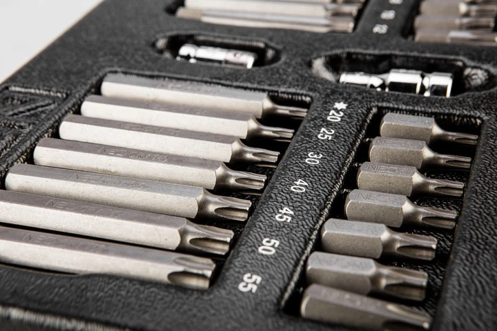 Набір біт NEO Tools 30-75 мм 40 шт 84-236 (5907558424331) - зображення 6