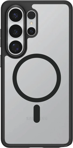 Etui plecki Spigen Ultra Hybrid Mag MagSafe Case do Samsung Galaxy S26 Ultra Clear Black (ACS10680) - obraz 3
