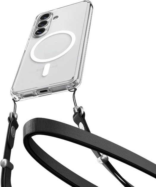 Etui plecki Spigen Ultra Hybrid Mag MagSafe Case do Samsung Galaxy S26 Clear White (ACS10734) - obraz 6