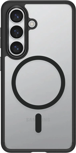 Etui plecki Spigen Ultra Hybrid Mag MagSafe Case do Samsung Galaxy S26 Clear Black (ACS10735) - obraz 3