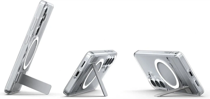 Чохол Spigen Ultra Hybrid S Mag MagSafe Case для Samsung Galaxy S26 Plus Clear White (ACS11050) - зображення 6