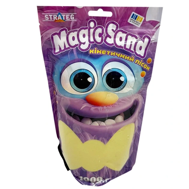 Креативна творчість "Кінетичний пісок Magic sand" 39404-5 жовтий 1 кг - Фото 1 Креативна творчість "Кінетичний пісок Magic sand" 39404-5 жовтий 1 кг - изображение 1