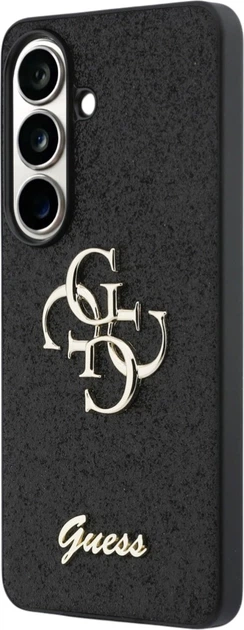Панель Guess Fixed Glitter Big 4G Metal Logo для Samsung Galaxy S26 Black (3666339613921) - зображення 2