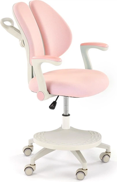 Офісне крісло Halmar Panco обертове Рожеве (5905248131668) - зображення 3