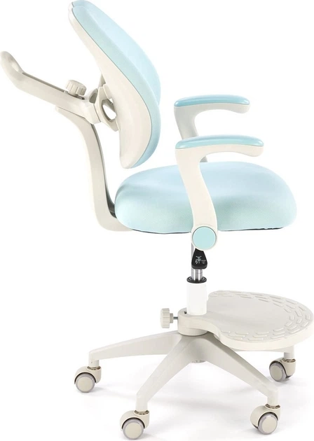 Офісне крісло Halmar Panco обертове Синє (5905248131651) - зображення 5