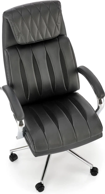 Офісне крісло Halmar Romano Чорне (5905248131712) - зображення 6