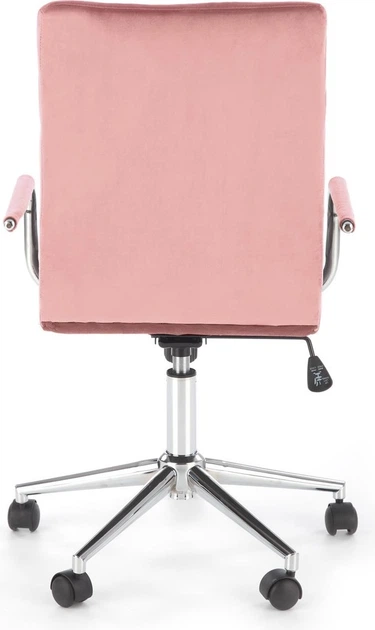 Офісне крісло Halmar Gonzo 4 Рожевий (5905248123069) - зображення 6