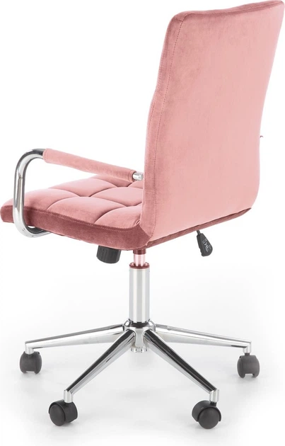 Офісне крісло Halmar Gonzo 4 Рожевий (5905248123069) - зображення 7