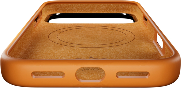 Etui plecki Puro Icon Mag Pro Liquid do Apple iPhone 17 Pro Max Orange (8018417527050) - obraz 2