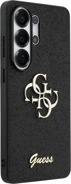 Панель Guess Fixed Glitter Big 4G Metal Logo для Samsung Galaxy S26 Ultra Black (3666339613938) - зображення 4
