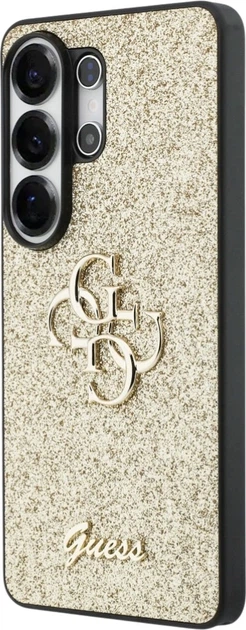 Панель Guess Fixed Glitter Big 4G Metal Logo для Samsung Galaxy S26 Ultra Gold (3666339613952) - зображення 2