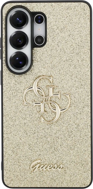 Панель Guess Fixed Glitter Big 4G Metal Logo для Samsung Galaxy S26 Ultra Gold (3666339613952) - зображення 3