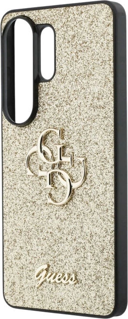 Панель Guess Fixed Glitter Big 4G Metal Logo для Samsung Galaxy S26 Ultra Gold (3666339613952) - зображення 6