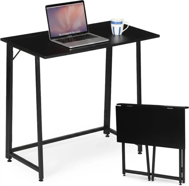 Stolik do laptopa ModernHome by Multistore składany 80 x 45 cm Czarny TH-FD-1 (5905817010967) - obraz 8