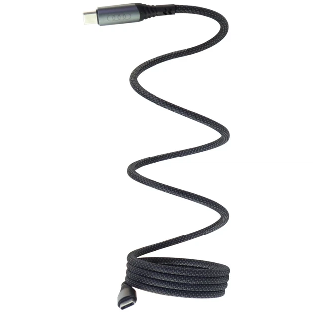 Кабель Audi 2.0 USB-C to USB-C 1.2 m Black (6955250228701) - зображення 3