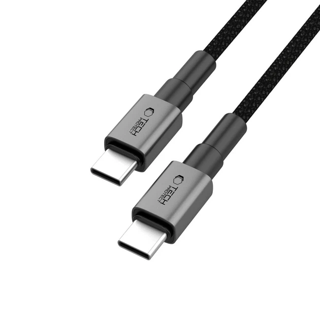 Кабель Tech-Protect Ultraboost DNA USB-C to USB-C 100W 2 m Iron Grey (5906302380831) - зображення 3