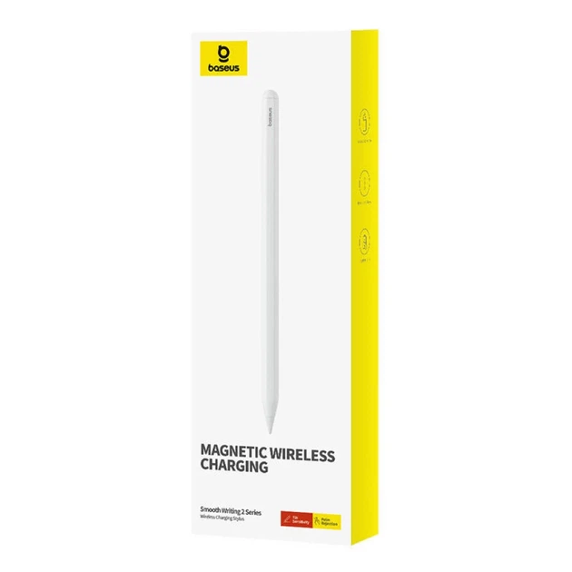 Стилус Baseus Smooth Writing Active with Wireless Charging White (P80015803213-00) - изображение 3