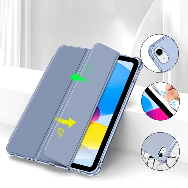 Чохол Tech-Protect SC Pen Hybrid для iPad 11 2025 11th Gen | 10.9 2022 10th Gen Crystal Blue (5906302372126) - Фото 5 Чохол Tech-Protect SC Pen Hybrid для iPad 11 2025 11th Gen | 10.9 2022 10th Gen Crystal Blue (5906302372126) - зображення 5