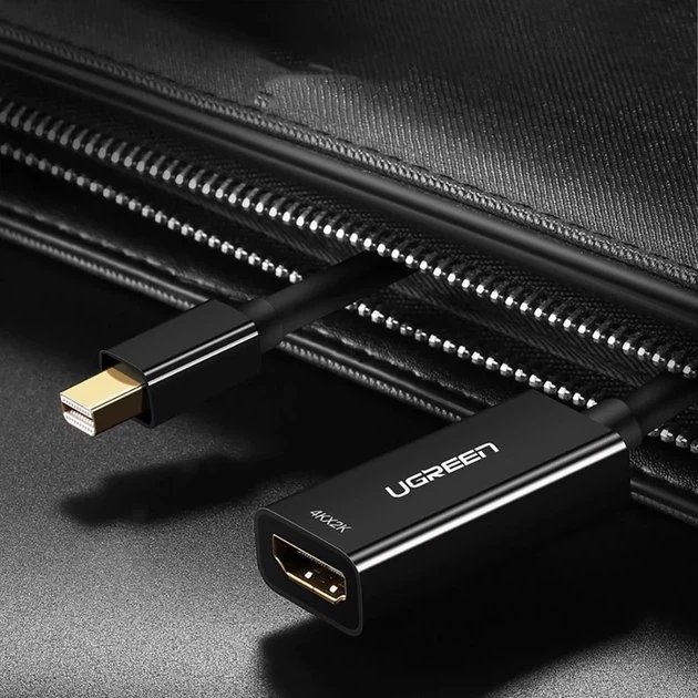 Адаптер Ugreen Mini DisplayPort to HDMI 0.2m Black (MD112) - зображення 6