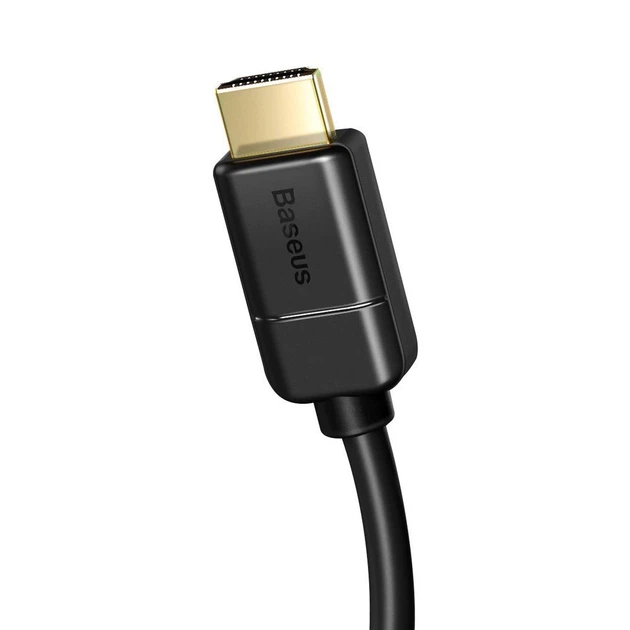 Кабель Baseus High Definition HDMI to HDMI 3m Black (CAKGQ-C01) - Фото 4 Кабель Baseus High Definition HDMI to HDMI 3m Black (CAKGQ-C01) - изображение 4
