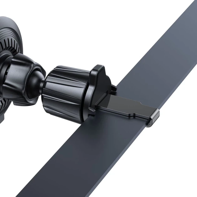 Автодержатель с функцией беспроводной зарядки Tech-Protect MM15W-V4 Magnetic Vent 15W Black with MagSafe (9490713933787) - изображение 5