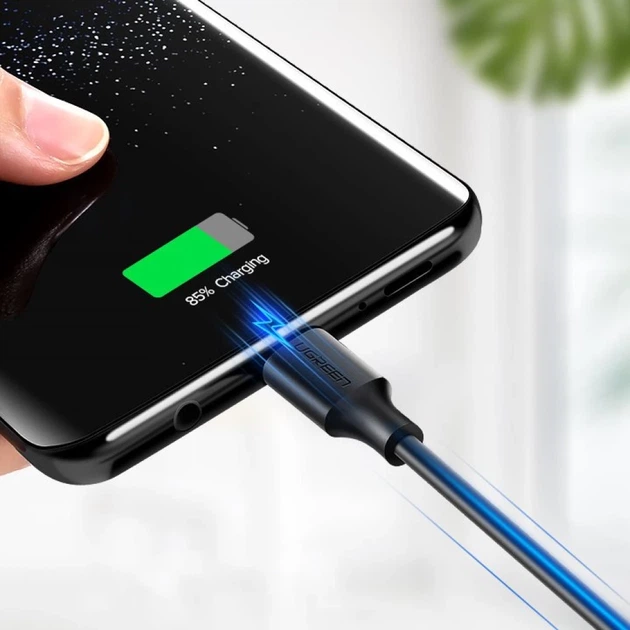 Кабель Ugreen USB-A to USB Type-C 3A 1.5m Black (6957303861170) - Фото 3 Кабель Ugreen USB-A to USB Type-C 3A 1.5m Black (6957303861170) - зображення 3