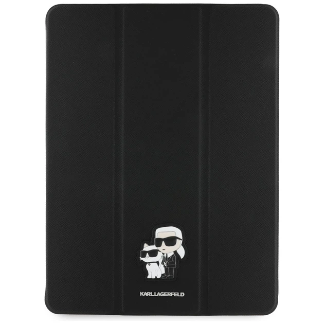 Чохол Karl Lagerfeld Saffiano Magnetic Karl & Choupette для iPad Pro 13 2024 7th Gen Black (KLFC13PM24SAKCK) - зображення 2