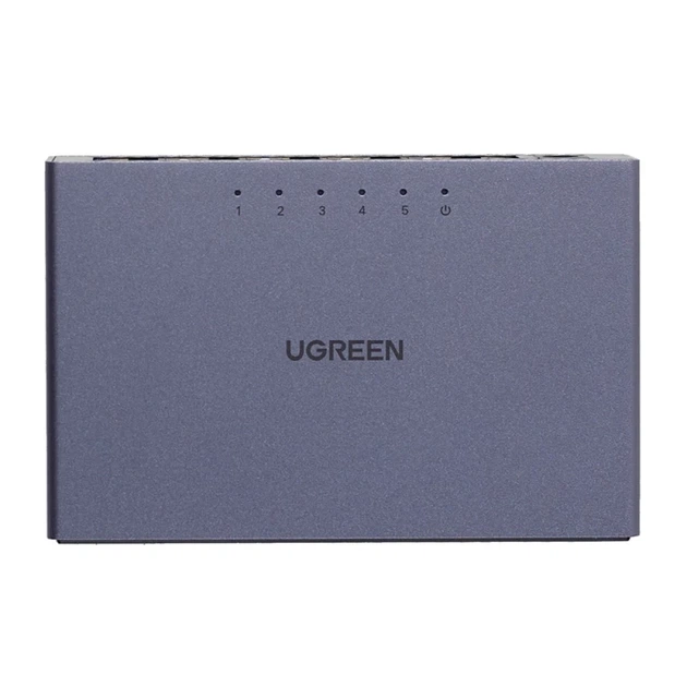 Сплітер Ethernet Ugreen 5-Port GigaBit Black (6941876246885) - зображення 2