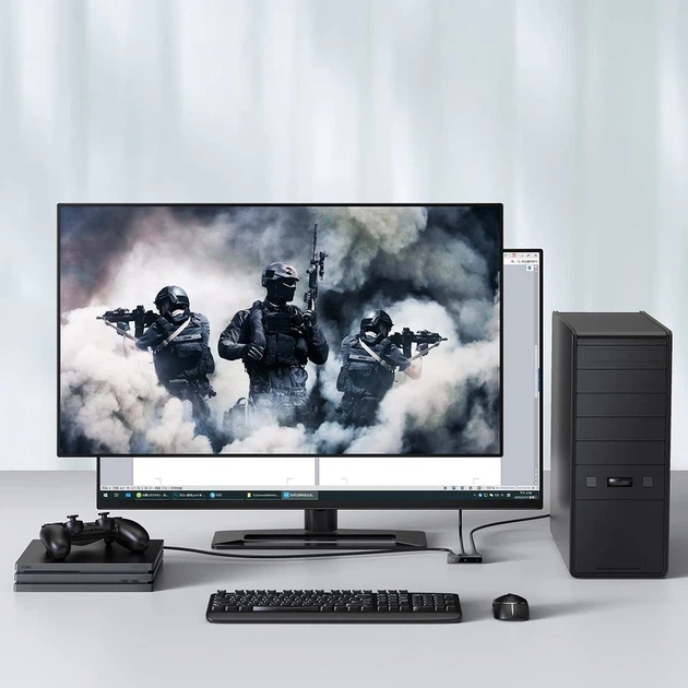 Разветвитель Baseus Matrix 2-in-1 HDMI to 2xHDMI Space Grey (CAHUB-BC0G) - изображение 7