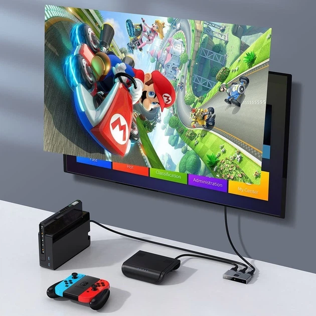 Разветвитель Baseus Matrix 2-in-1 HDMI to 2xHDMI Space Grey (CAHUB-BC0G) - изображение 8