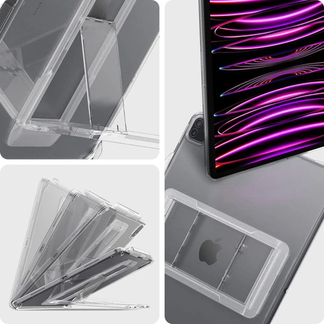 Чехол Spigen AirSkin Hybrid S для IPad Pro 12.9 2022 | 2021 Crystal Clear (ACS05449) - изображение 9
