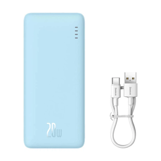 Портативний зарядний пристрій Baseus Airpow 20W 10000mAh Blue (P10022801313-00) - зображення 2