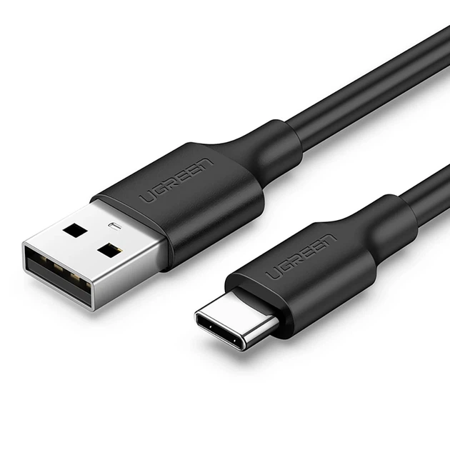 Кабель Ugreen Quick Charge USB-A to USB Type-C 3A 0.25m Black (6957303861149) - Фото 1 Кабель Ugreen Quick Charge USB-A to USB Type-C 3A 0.25m Black (6957303861149) - изображение 1