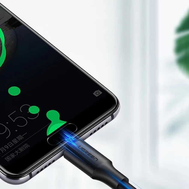 Кабель Ugreen Quick Charge USB-A to USB Type-C 3A 0.25m Black (6957303861149) - Фото 15 Кабель Ugreen Quick Charge USB-A to USB Type-C 3A 0.25m Black (6957303861149) - изображение 15