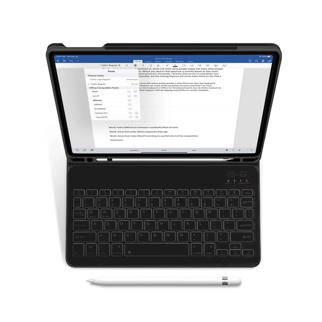 Чехол-клавиатура Tech-Protect Sc Pen + Keyboard для iPad 11 2025 11th Gen | 10.9 2022 10th Gen Black (9490713927656) - изображение 2