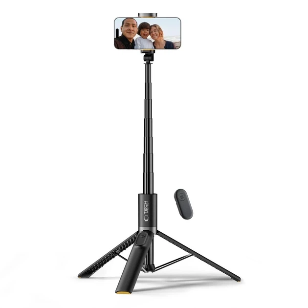Универсальный штатив Tech-Protect L08S Bluetooth Selfie Stick Tripod Black (5906302308286) - изображение 2