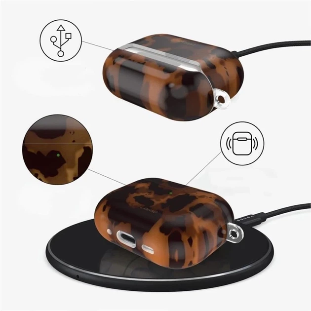 Чехол для наушников Tech-Protect Lamano для AirPods Pro 3 Panther (5906302335398) - изображение 4