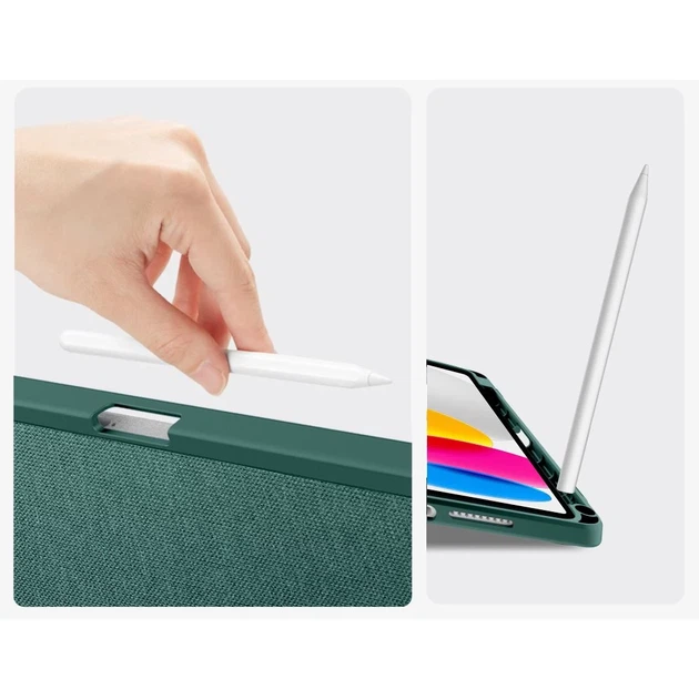 Чехол Tech-Protect SC Pen Canvas для iPad 11 2025 11th Gen | 10.9 2022 10th Gen Moss Green (5906302330942) - изображение 8