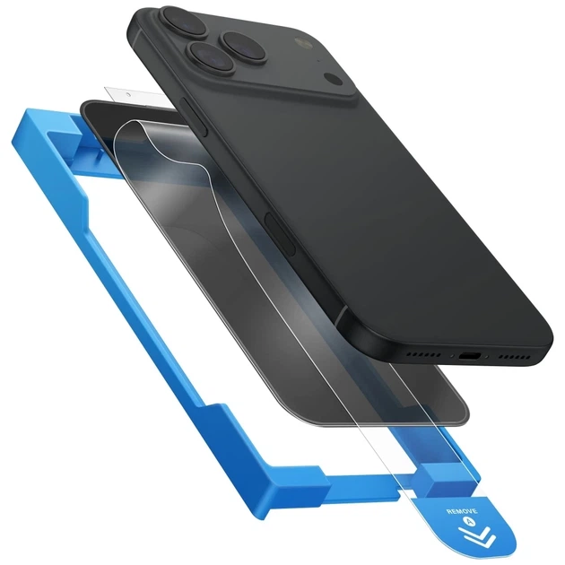 Защитное стекло Uniq Optix Exofit для iPhone 17 Pro Max Privacy (UNIQ-IP6.9P(2025)-EXOFITPRI) - изображение 3