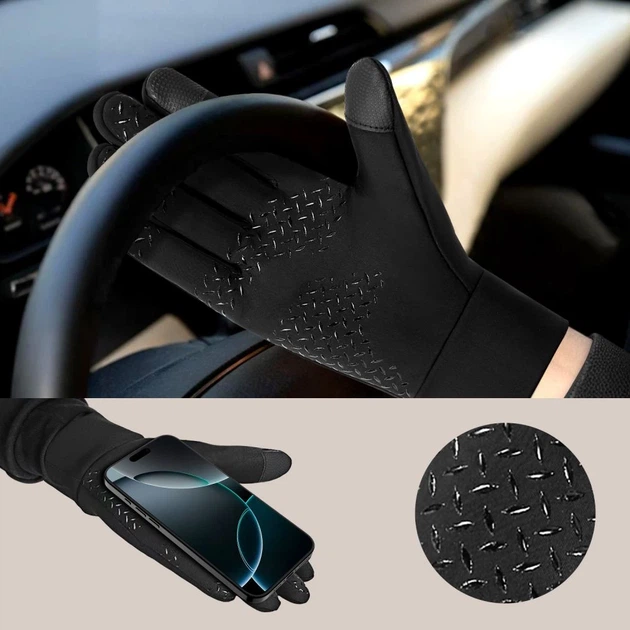 Перчатки для сенсорного экрана Tech-Protect WG01 "L" Black (5906302321766) - изображение 3